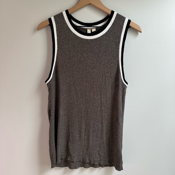 Anthropologie Moth Valeria Shine Tank Sz Large - Picture 4 of 8